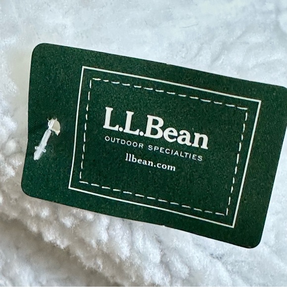 L.L. Bean Gray Knit Beanie with Pom-Pom One Size Striped Lined MWT  Unisex - Picture 8 of 10